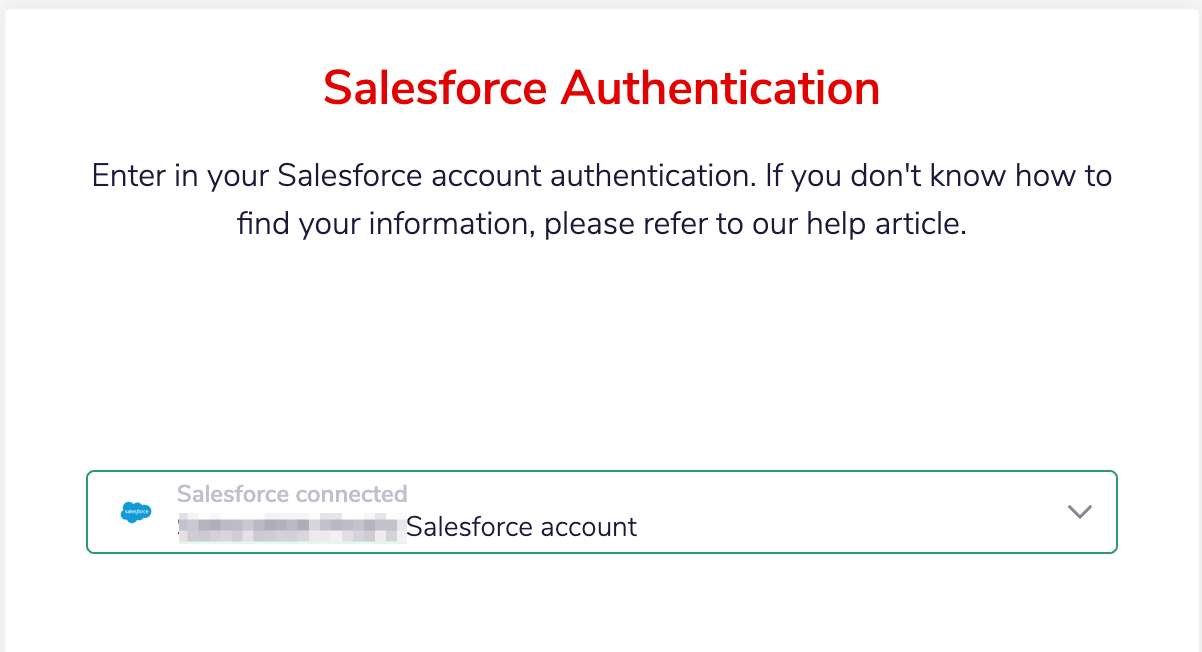 Salesforce | Set Up – SalesRabbit Help Center